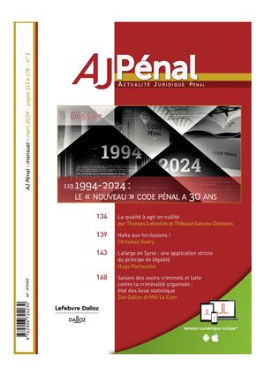 AJ Pénal_2024 03_Extraits