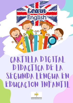Cartilla Digital Didactica De La Segunda Lengua En Educacion Infantil