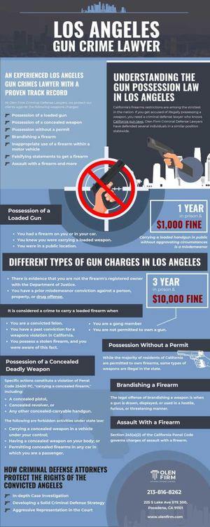 Los Angeles Gun Crime Lawyer [INFOGRAPHIC]