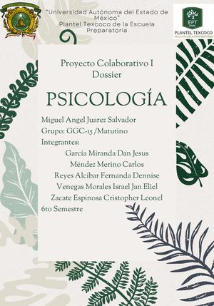 Dossier Psicología