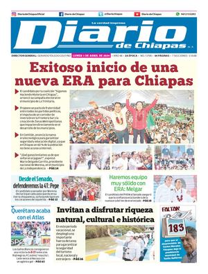 Portada, Lunes 1 De Abril De 2024