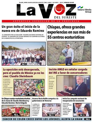 La Voz del Sureste 01 04 2024