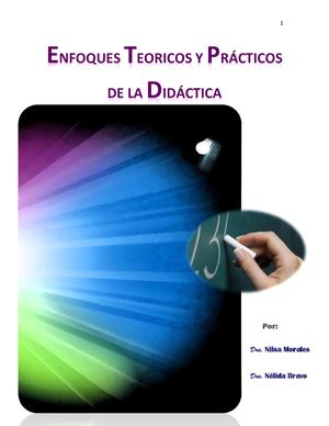 Modulo 506 Fundamentos Teóricos Prácticos De La Didáctica