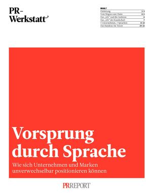 PRREPORT 02/2024 Werkstatt Vorschau