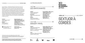 Programme de salle du 06/04