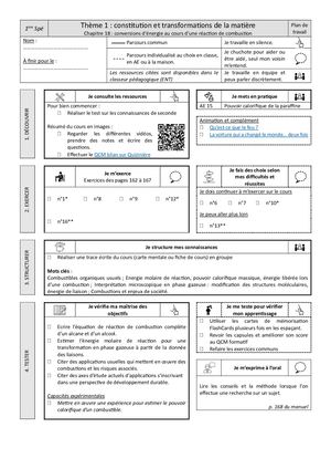 1ère Spe Chapitre 18 Cours Complet