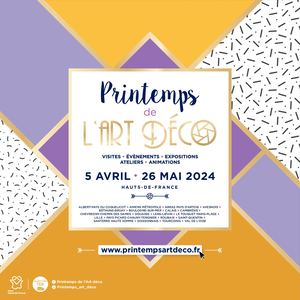 Programme du Printemps de l'Art Déco 2024