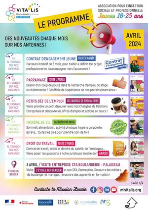 Programme Avril 2024