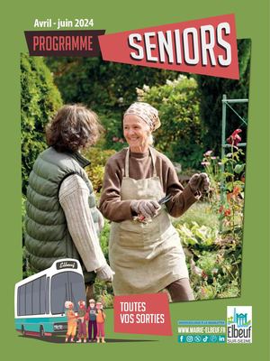 Programme Seniors Mai 2024