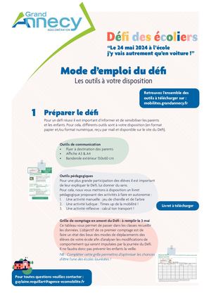 2024 Ga Défi Mode D'emploi Web