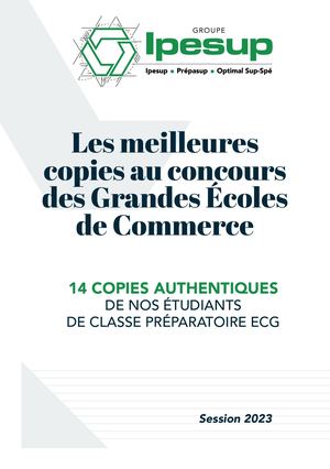 Meilleures Copies Du Concours Des Grandes Écoles De Commerce (Langues Vivantes).
