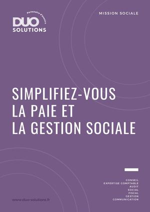 Simplifiez-vous la paie et la gestion sociale !