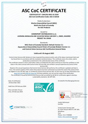 ASC CERTIFICATION
