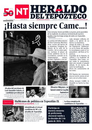 Heraldo del Tepozteco, número 50 | 24/03/2024