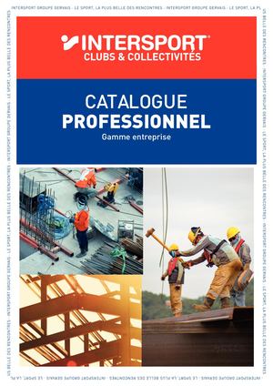 Catalogue Intersport professionnel