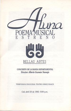 Programa De Concierto Aluna 1993