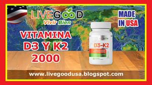 VITAMINA D3 Y K2 2000