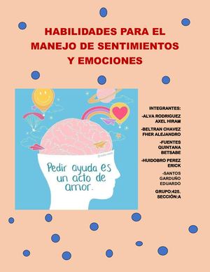 Habilidades Para El Manejo De Sentimientos Y Emociones Or