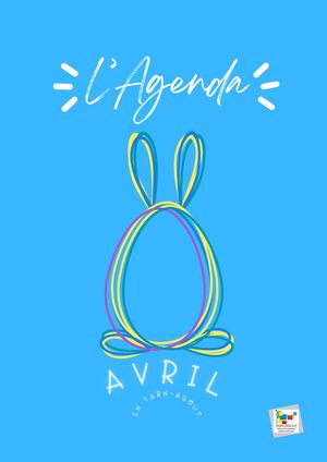 L'agenda du mois  D'avril 2024
