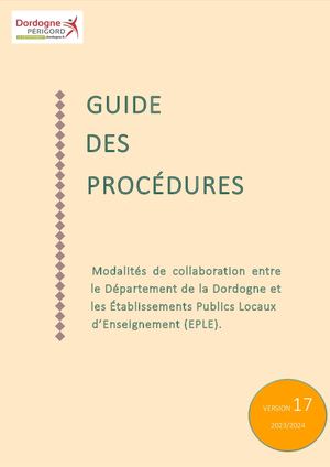 Guide Des Procedures 2023 2024