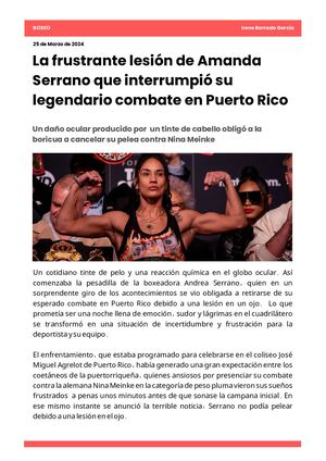 Crónica Deportiva