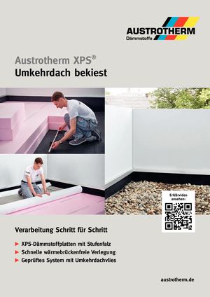 XPS Verarbeitung Umkehrdach bekiest