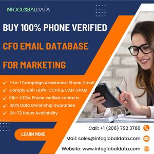 Grab CFO Email Database from InfoGlobalData