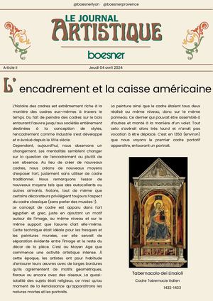 Art.2 L'encadrement et la caisse américaine