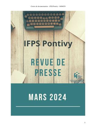 Revue De Presse Mars