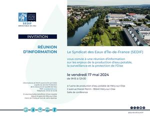 Réunion d'information - surveillance et protection de la ressource - usine de Méry-sur-Oise