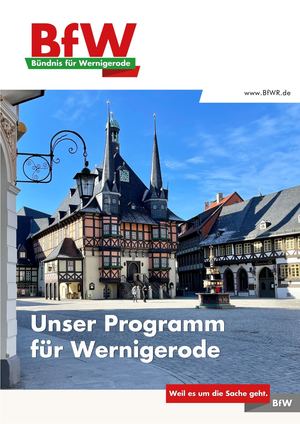 Wahlprogramm BfW