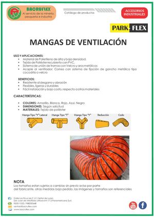 MANGA DE VENTILACION