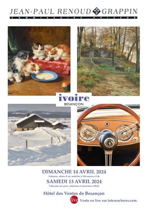 14/04/2024 - RENOUD-GRAPPIN - Besançon - Plaquette Vente 14 Avril 2024