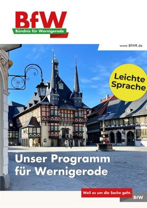 BfW Wahlprogramm | Leichte Sprache