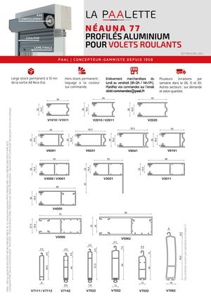 PAAL ♦ NÉAUNA 77 VOLETS ROULANTS