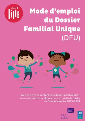Mode d’emploi du dossier familial unique