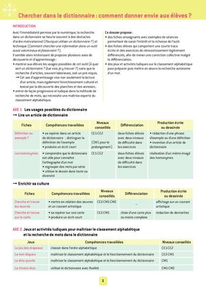 10 Fiches Pedagogiques Le Robert Junior