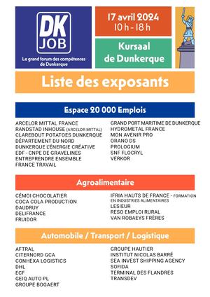 Liste Exposants DK JOB 2024