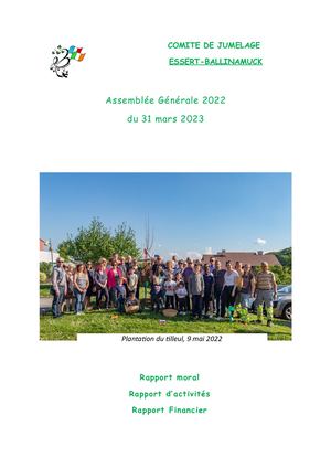 Calaméo - Assemblée Générale 2022 du 31 mars 2023