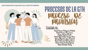 Proceso De Provisión