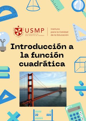 Documento A4 Portada Proyecto Matemáticas Ilustrado Azul
