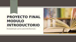 Proyecto Final Modulo Introductorio