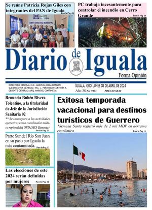 Lunes 08 De Abril De 2024 Diario De Iguala
