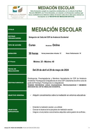 2024 04 29 Curso Mediación Escolar V1