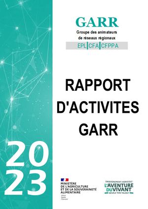 Rapport d'activité Garr 2023