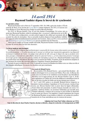 14 Avril 1914 Saulnier