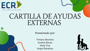 Cartilla De Ayudas Externas