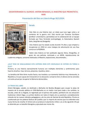 Desenterrando El Silencio