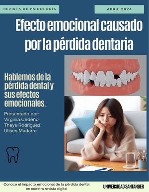 EFECTO EMOCIONAL CAUSADO POR LA PERDIDA DENTARIA
