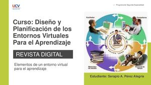 Revista Ucv Elementos De Un Entorno Virtual